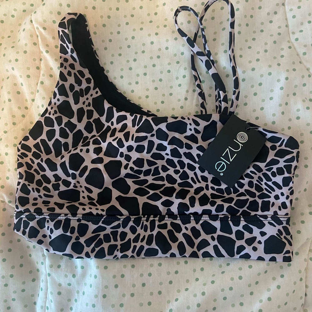 Onzie Giraffe Print Sports Bra